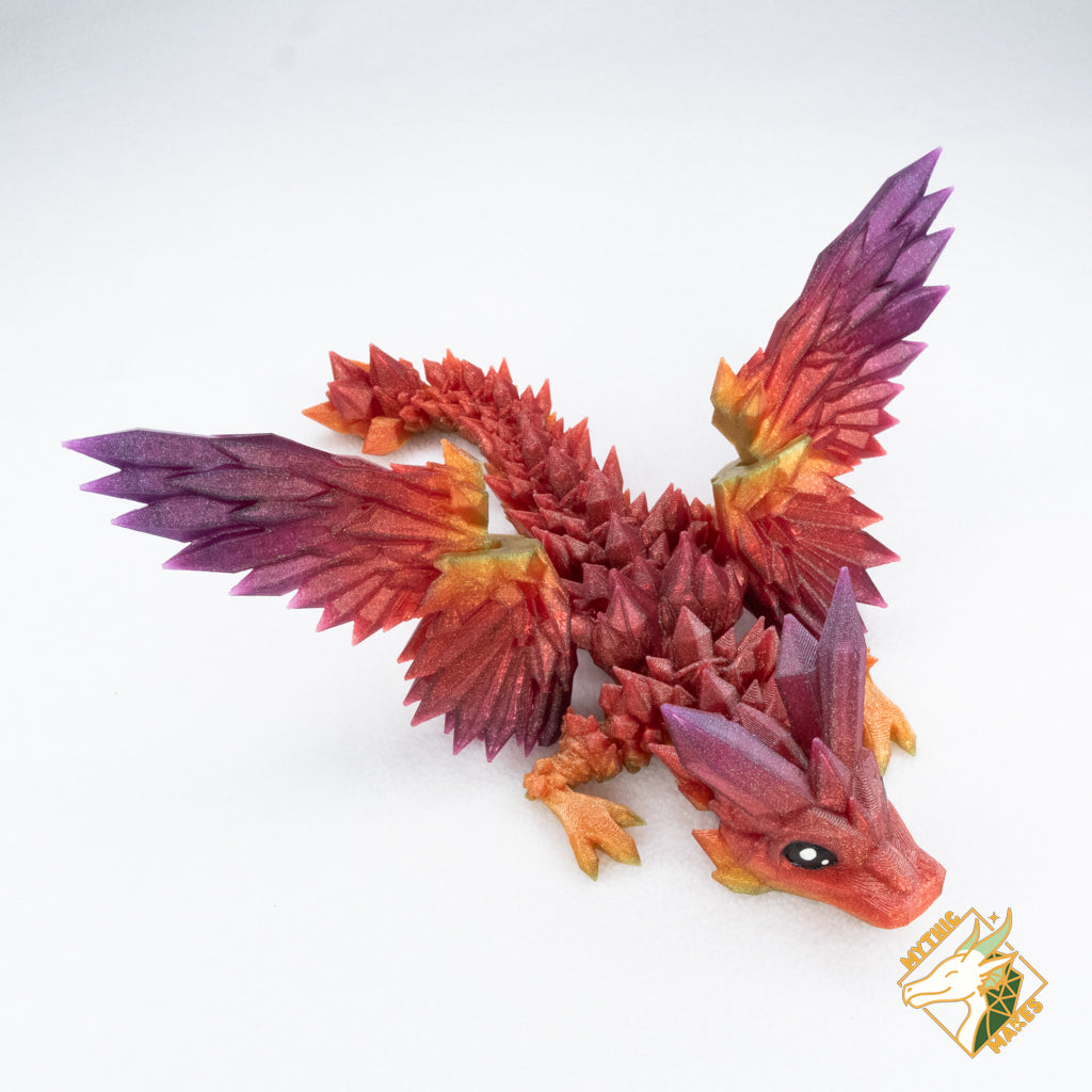 Winged Crystal Dragon - Baby & Young