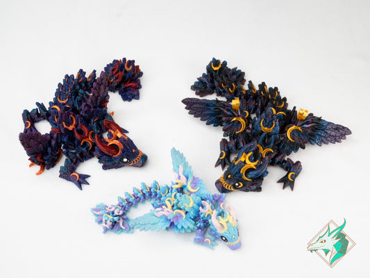 Dragon de la Lune ailé - Bébé et Jeune