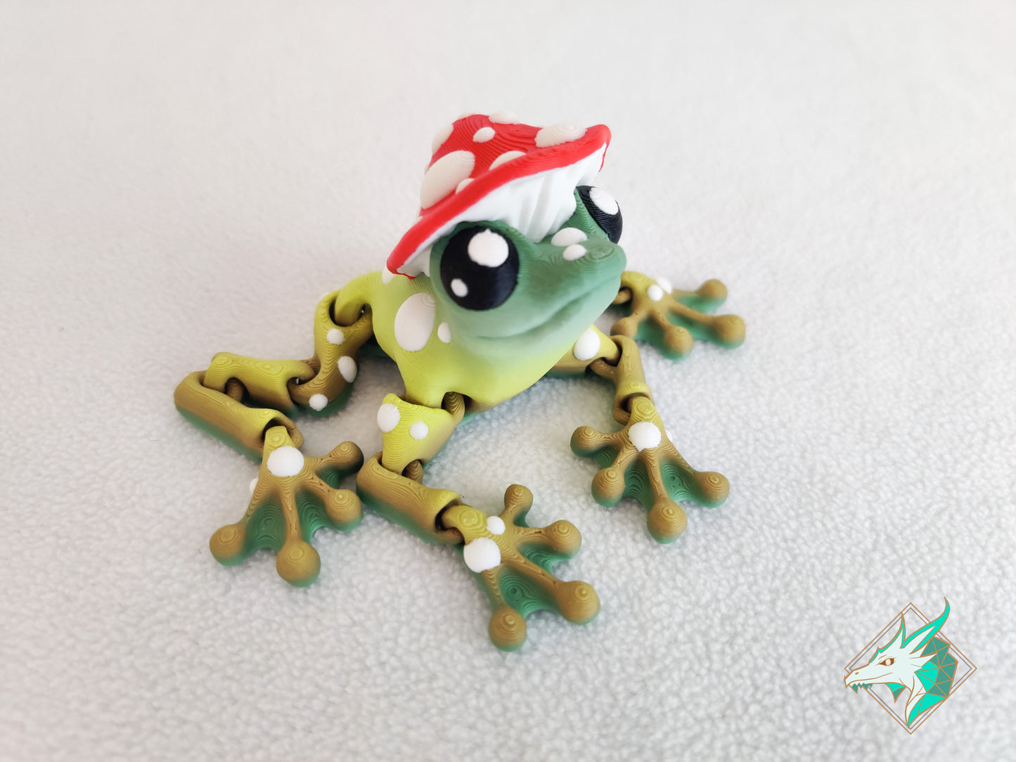 Grenouille en champignon