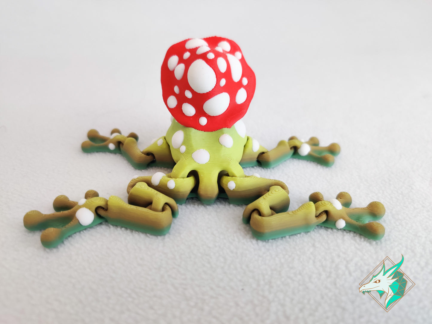 Grenouille en champignon