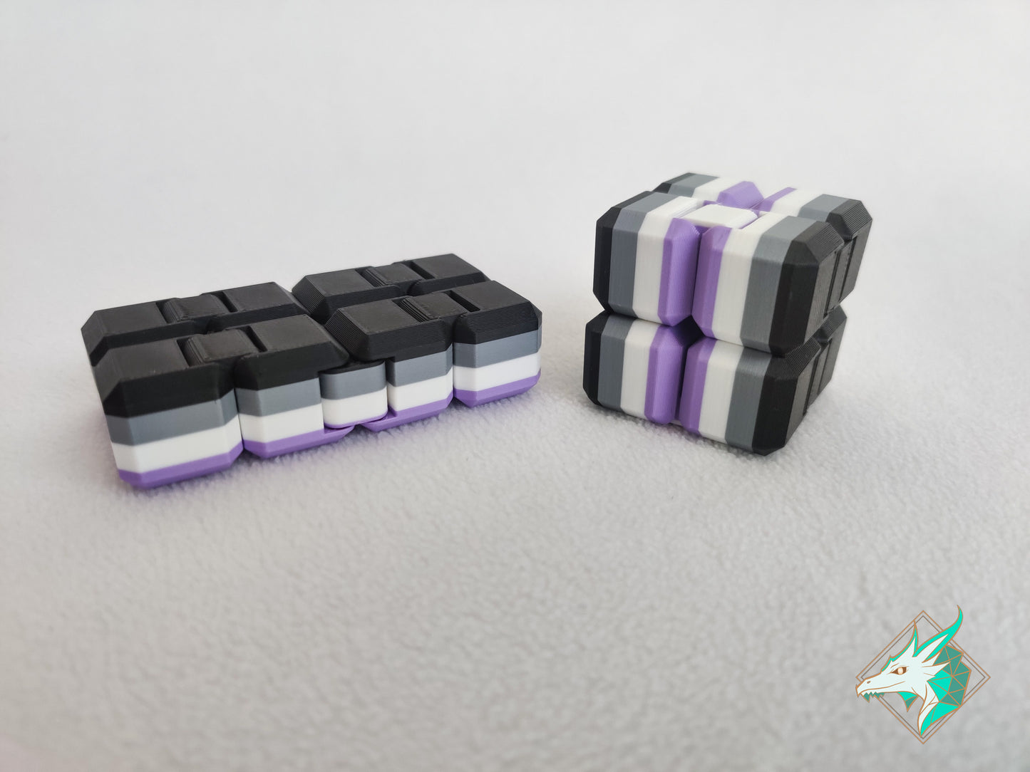 Pride flag Infinity Fidget Cube