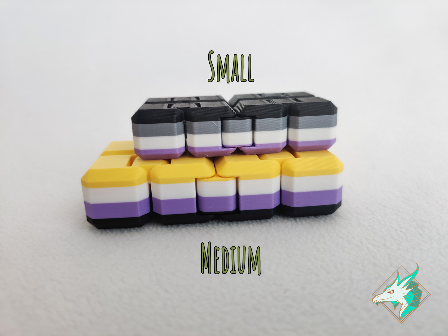 Pride flag Infinity Fidget Cube
