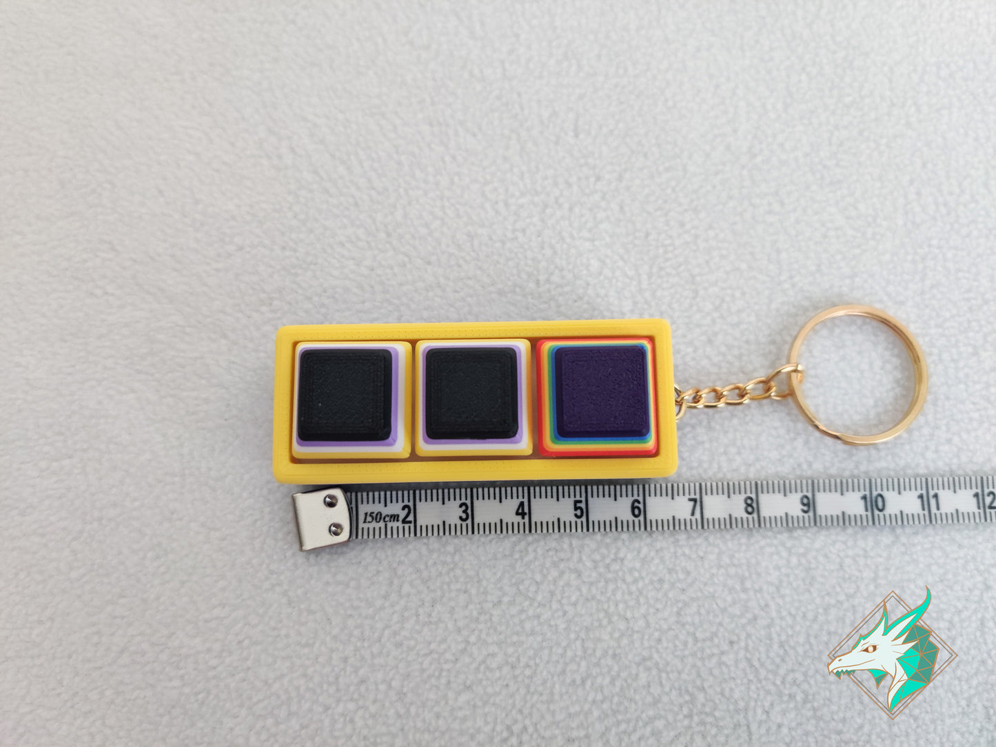 Porte-clés Fidget Clicker Drapeau de la Fierté