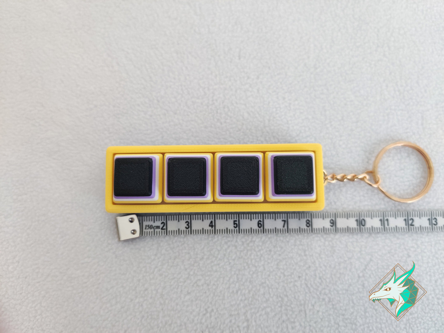 Porte-clés Fidget Clicker Drapeau de la Fierté