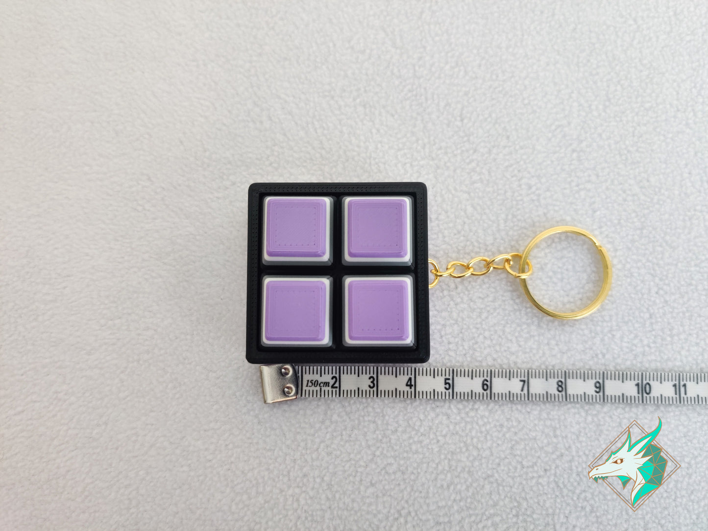 Porte-clés Fidget Clicker Drapeau de la Fierté