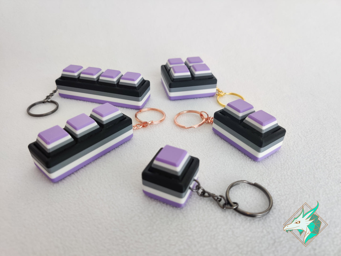 Porte-clés Fidget Clicker Drapeau de la Fierté