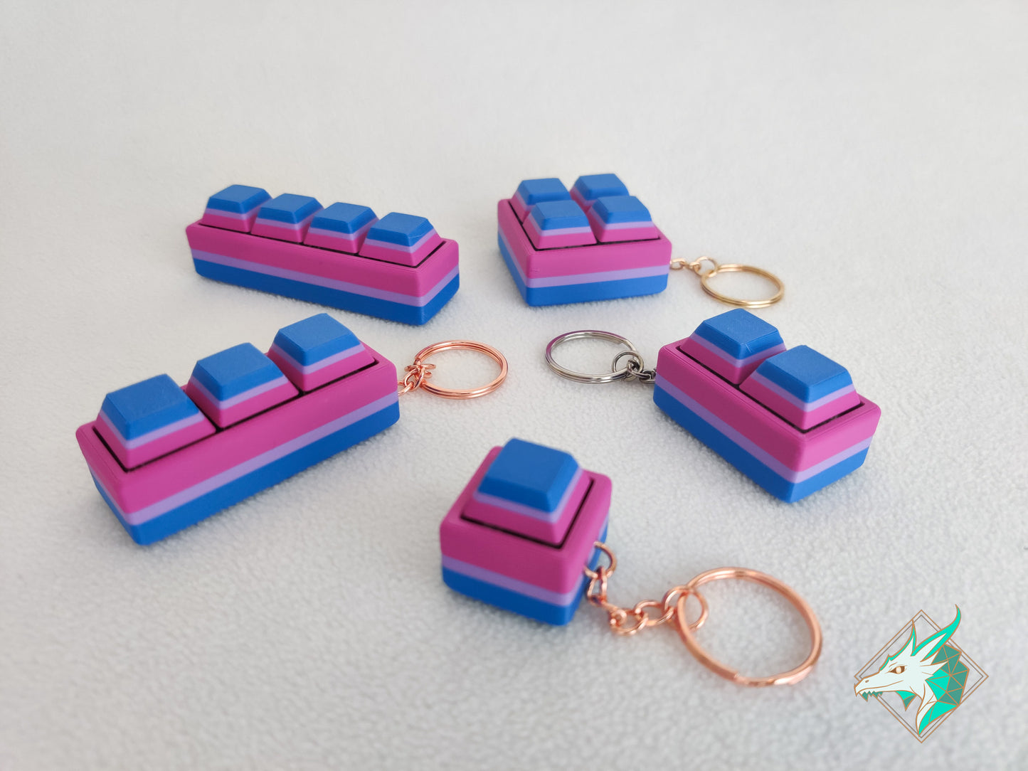 Porte-clés Fidget Clicker Drapeau de la Fierté