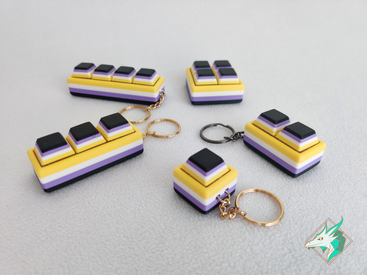 Porte-clés Fidget Clicker Drapeau de la Fierté