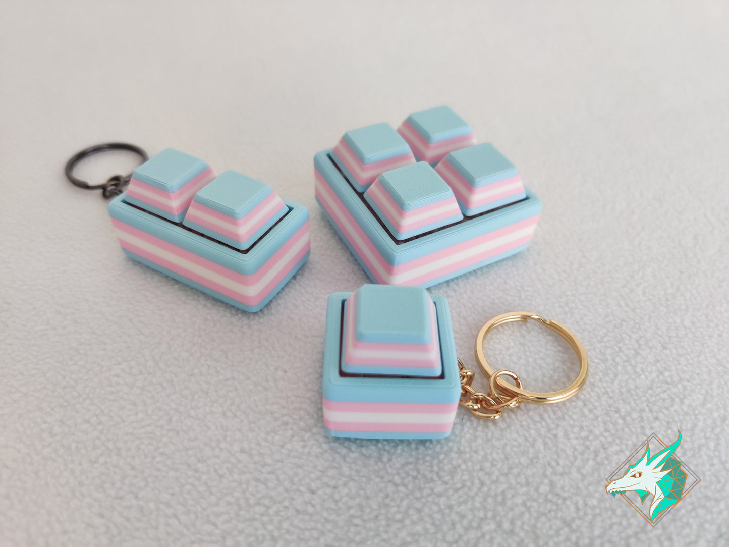 Porte-clés Fidget Clicker Drapeau de la Fierté