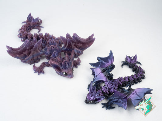 Dragon Chauve-souris ailé - Bébé et Jeune