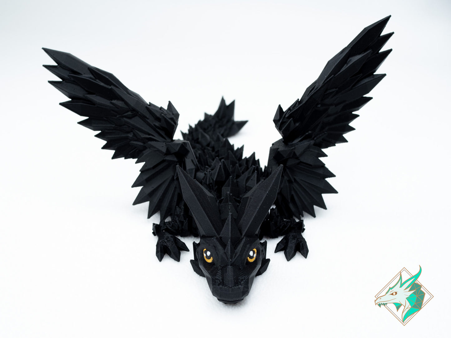 Gevleugelde Kristal Draak - Baby & Jong