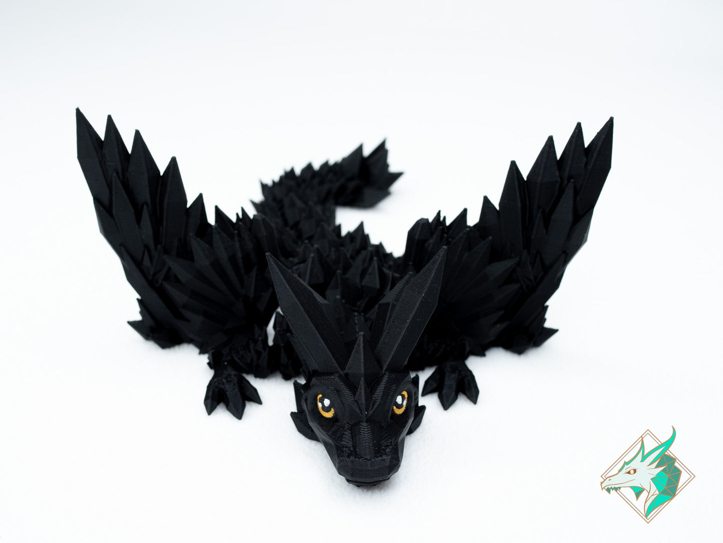 Gevleugelde Kristal Draak - Baby & Jong