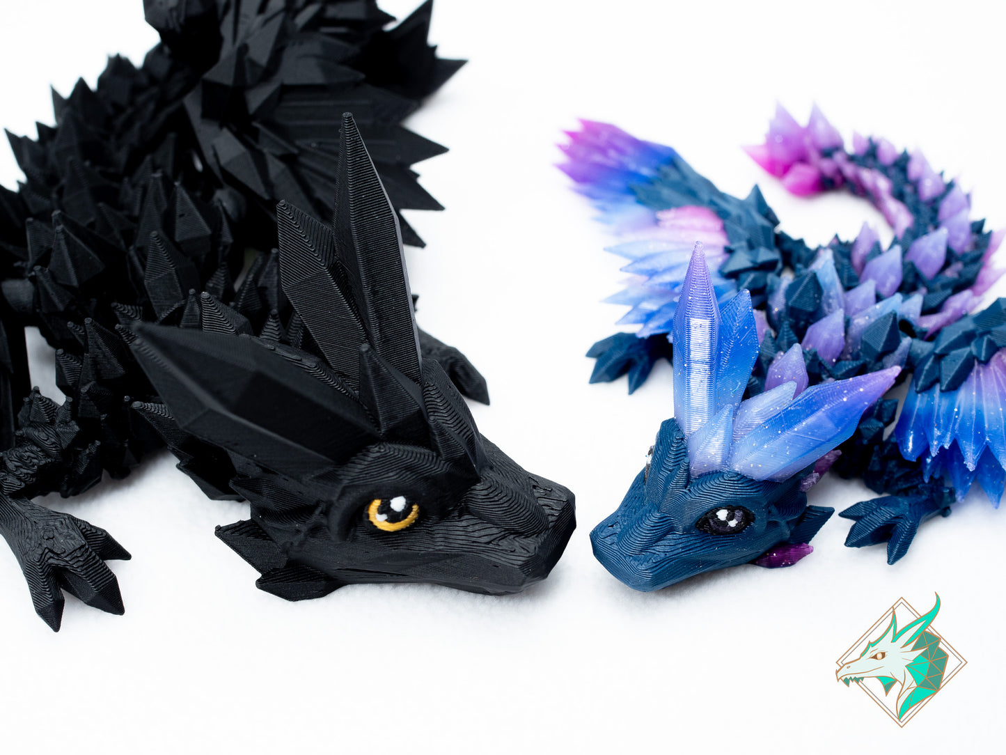 Gevleugelde Kristal Draak - Baby & Jong