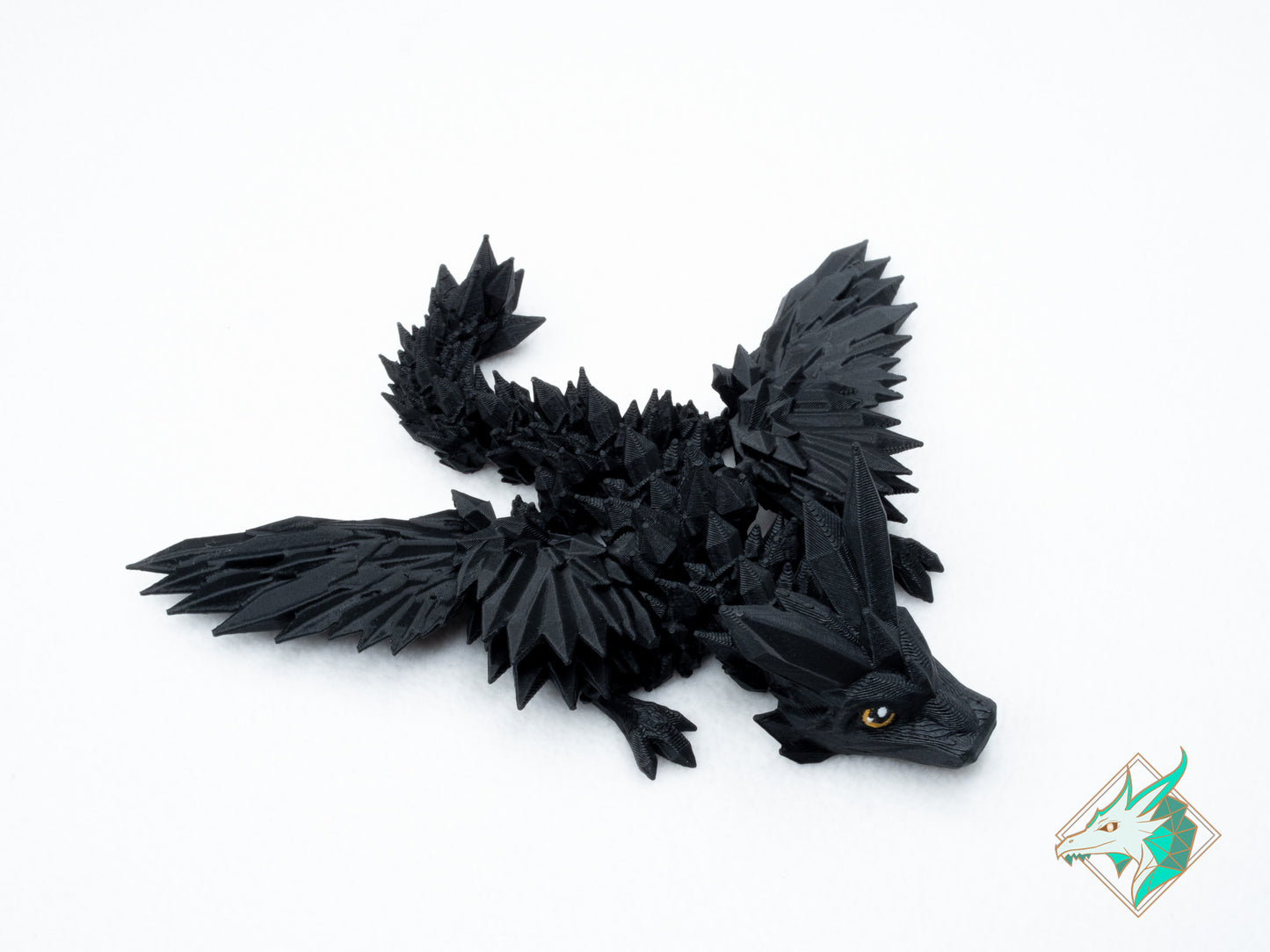 Gevleugelde Kristal Draak - Baby & Jong