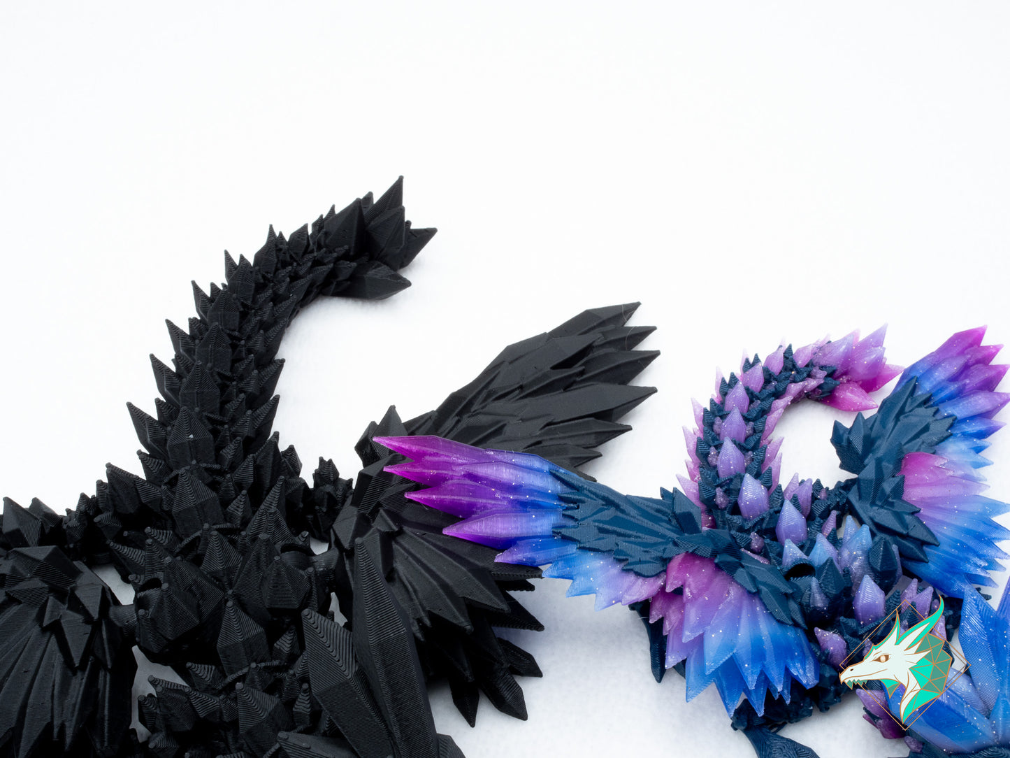 Gevleugelde Kristal Draak - Baby & Jong