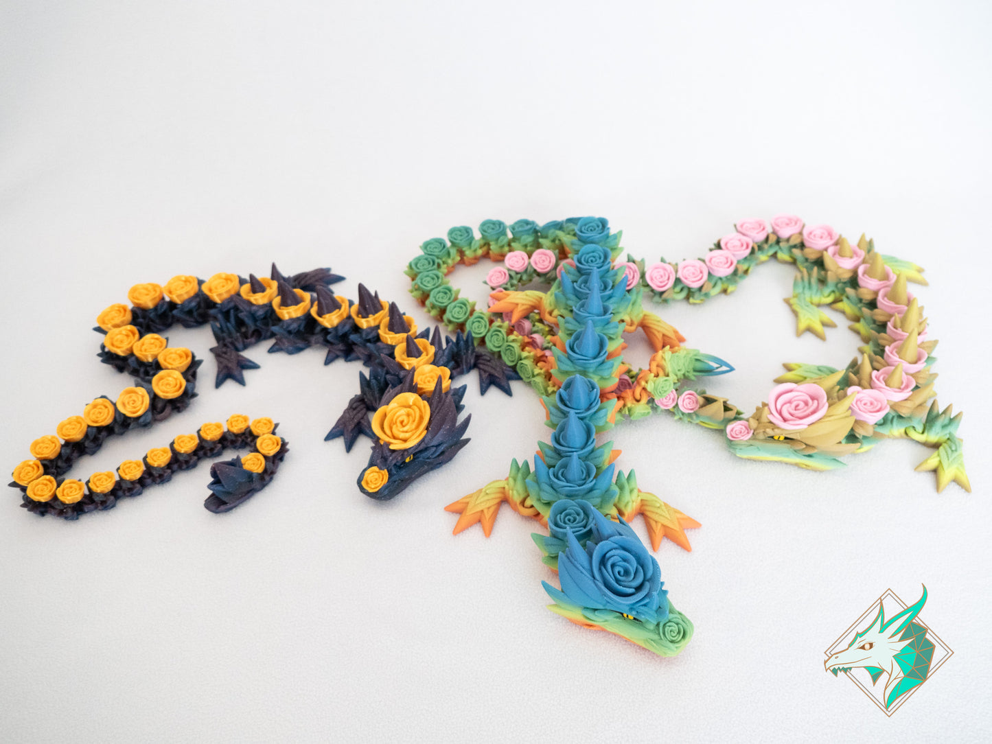 Dragon en Roses - Adulte