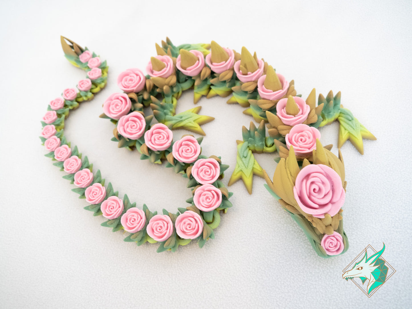 Dragon en Roses - Adulte