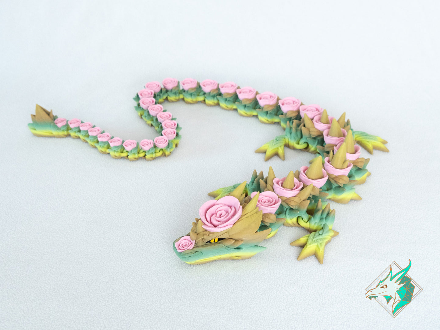 Dragon en Roses - Adulte