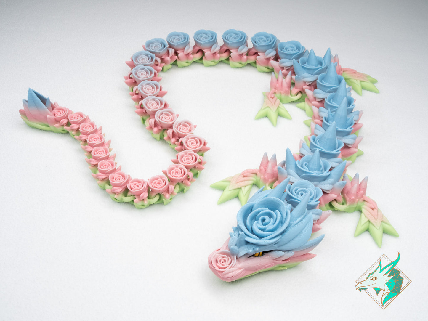 Dragon en Roses - Adulte