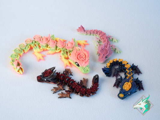 Dragon en Roses - Bébé et Jeune