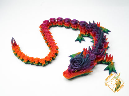 Dragon en Roses - Adulte