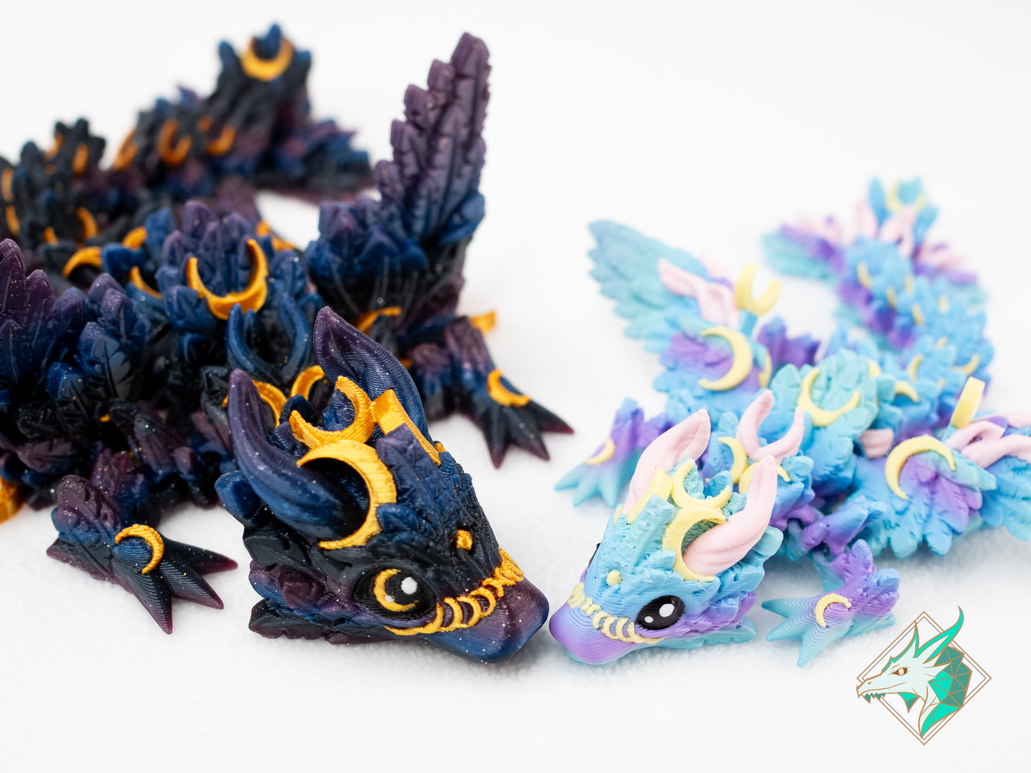 Winged Lunar Dragon - Baby & Young