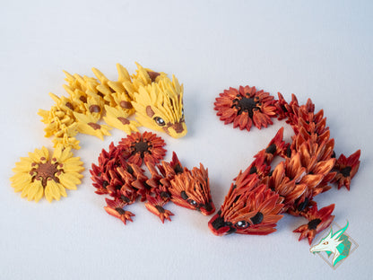 Sunflower Dragon - Baby & Young