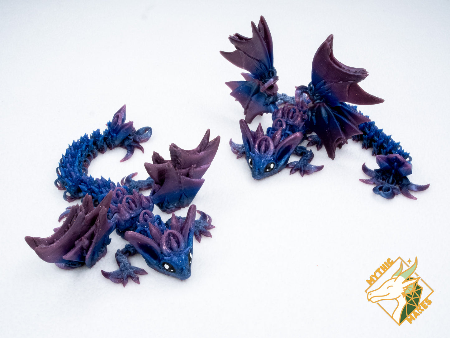 Dragon Chauve-souris ailé - Bébé et Jeune